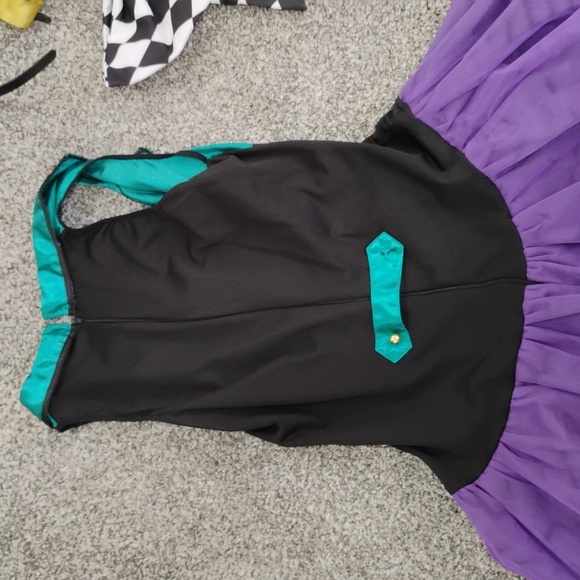 Leg Avenue Miss Mad Hatter Costume - Purple, Black, and Yellow - Picture 9 of 11